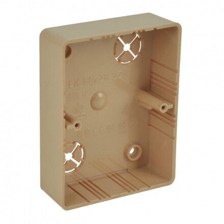 Коробка распределительная LK 80X28 2ZK (I1) 105х81х28 мм (Цвет Береза розовая) | 2ZK_I1 Kopos