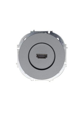 Розетка HDMI 1-м СП OSEN механизм сер. матов. LEZARD 743-7488-203