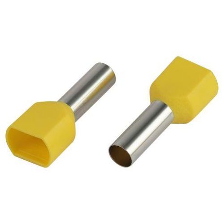 Эра Б0063296 Наконечник-гильза двойн НШвИ(2) 6.0-14 с изолированным фланцем (уп.50шт)