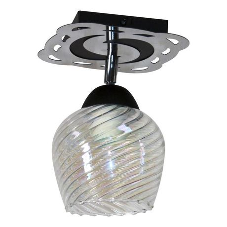 Светильник Кира 111 черн.муар хром НПБ 01-60-107 потолочный - 1005404972 Элетех