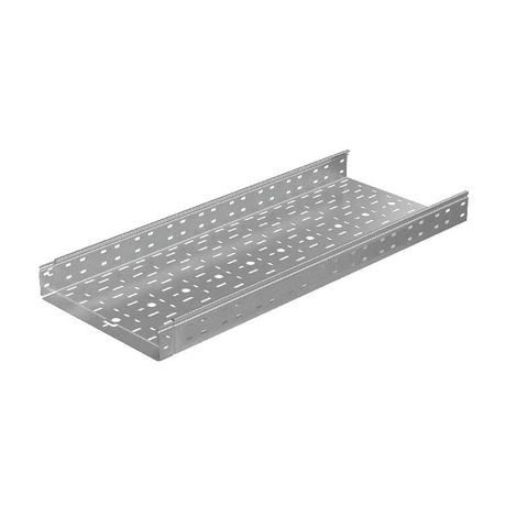 Лоток перфорированный 80х400 L4000 1.0мм "Быстрый монтаж ПЛЮС" HD КМ PL14509 КМ-Профиль