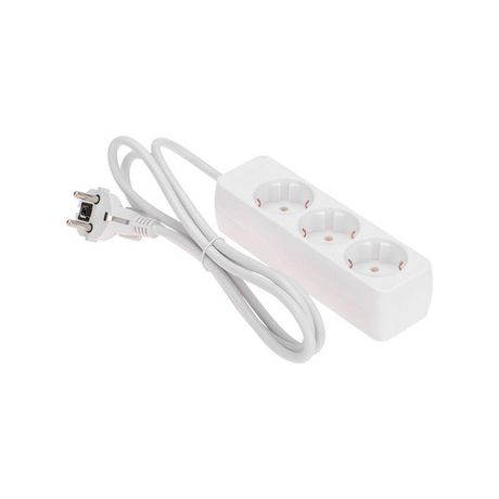 Удлинитель 3 гнезда, 1,5м, 3х0,75мм², с/з, белый | 13-4208 PROconnect MEET