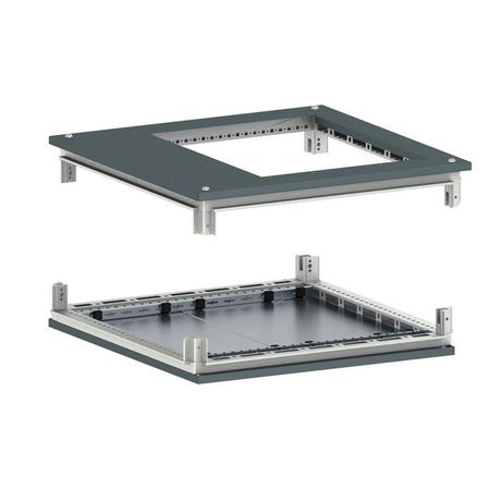 Крыша с фланцем и основание для 19" IT-CQE 600x600, RAL7011 | R5RKTB66FIT DKC ДКС