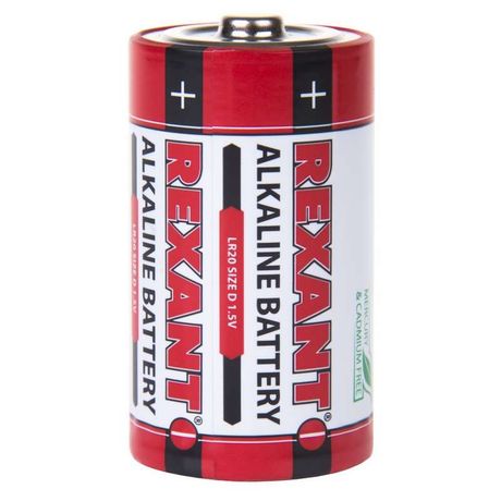 Элемент питания алкалиновый D/LR20 1.5В 15200мА.ч (блист.2шт) Rexant 30-1020 MEET