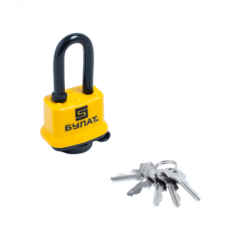 Замок навесной Булат ВС 0330-01 всепогодный 5кл. d=5мм - 13457 ПТК