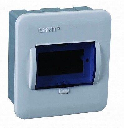 Корпус пластиковый модульный с неоновым индикатором 24 мод 2 ряд NX8-24-J IP30 (R) | 216021 CHINT