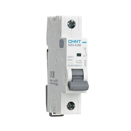 Выключатель автоматический NB8-63M 1P 50А 10кА х-ка K без тепл. расцеп. (R) | 320795 CHINT