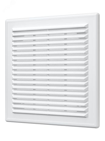 Решетка вентиляционная вытяжная, из ABS пластика 208х208, бел - 2121Р ЭРА 226