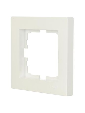 Рамка 1-местн. горизонт. VESNA жемчуж./бел. перламутр (20шт/240шт) LEZARD 742-3000-146