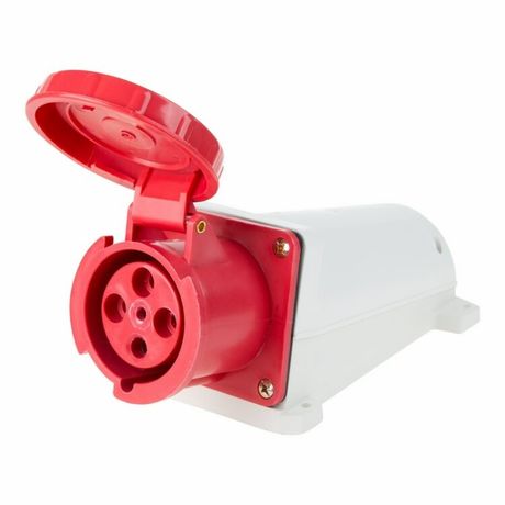 Розетка 134 стационарная 3Р+РЕ 63А 380В IP67 | 11-8916 REXANT MEET