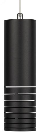 Светильник подвесной (подвес) PL22 BK MR16 GU10 потолочный цилиндр черный | Б0058508 ЭРА