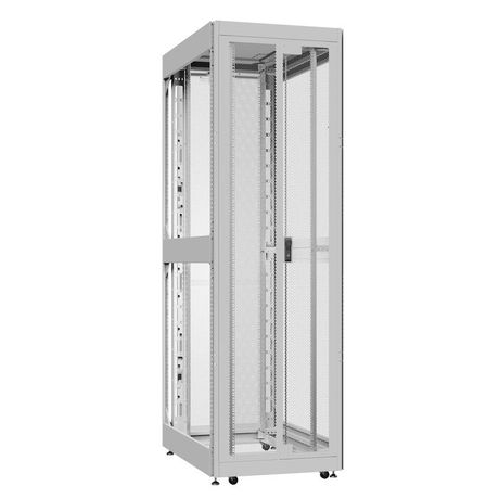 Шкаф серверный 42U 800х1200 передняя дверь: двустворчатая перфорированная IP20. задняя боковые панели: без. цвет: серый RAL7035 - EX 8242.7440 SYSMATRIX
