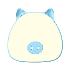 Светильник настольный Qplus 5Вт 2700-6000К 200лм 5В аккум. Li-ion 1200мА.ч диммир. ночник голуб. GAUSS NN7036