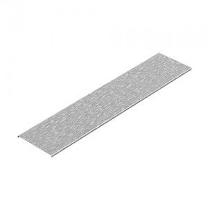 Крышка к лотку 100х11х3000, толщ. 1,0 мм, Сендзимир цинк, 020018 | КЛЗТ-100х11х3000-1,0-СЦ Ostec