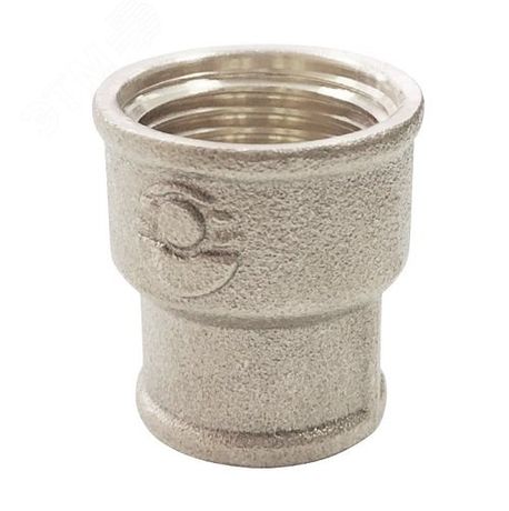 Муфта переходная никелированная ВР 1 1/4дюйм-1дюйм (60/10) VALFEX VF.240.N.114.100