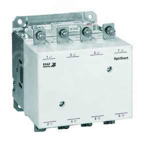 Контактор OptiStart K-FLD-250-40-00-U110 с катушкой AC/DC, защелкой - 335045 КЭАЗ