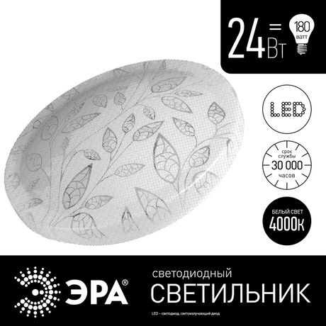 Светильник светодиодный декоративный бытовой ДПБ SPB-6 Сюзи 24Вт 4000К IP20 | Б0019810 ЭРА