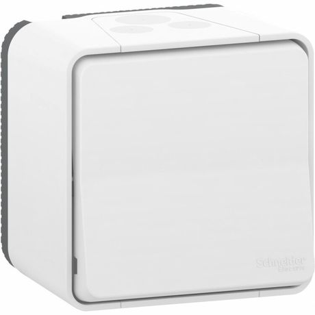 Переключатель проходной 1-кл. ОП Mureva Styl 10А IP55 (сх. 6) в сборе бел. SchE MUR39021 APC