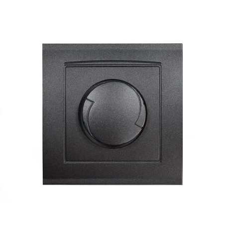 Светорегулятор СП Бриллиант 500Вт в сборе графит Universal 7947427-Gr Союз