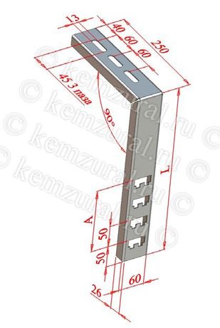 Стойка потолочная СКП800-УТ1.5 КЭМЗ 467 060800 14