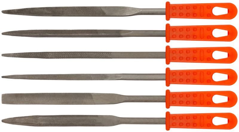 Надфиль пластмассовый ручка 5х140/70мм 6шт FIT 42160 РОС