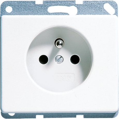 Штепсельная розетка франко-бельгийского стандарта; белая | SL521FKIWW Jung