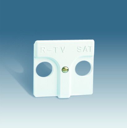 Накладка розетки R-TV+SAT Simon27 бел. 27097-34