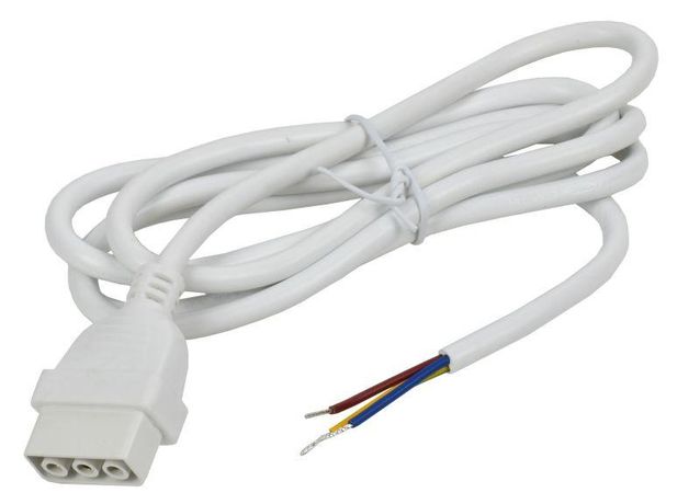 Кабель питания PRO 1,5м белый для светильника светодиодного линейного 1020 и 1022 - LTP-DCKD-KP-D15-K01 IEK