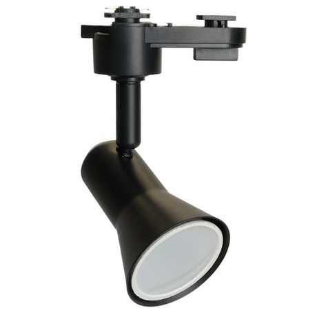 Светильник трековый AL187 под лампу GU10 в стальном корпусе, черный | 48705 FERON