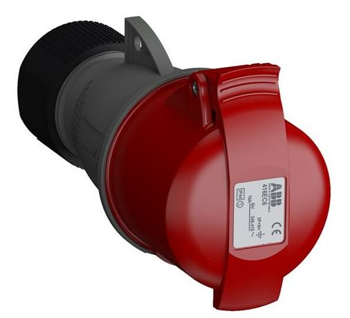 Розетка кабельная 416EC6 Easy&Safe 16А 3P+N+E IP44 6ч ABB 2CMA102023R1000