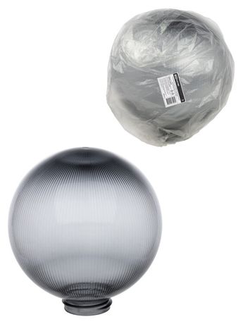 Рассеиватель шар ПММА 250 мм дымчатый призма (резьба А 85) | SQ0321-0244 TDM