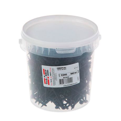 Саморез ШСГМ 3,5х45 (600 шт) - ведро ( 1,236 кг) | 124383 Tech-KREP