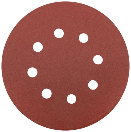 Круг шлифовальный с отверстиями (липучка) 125мм Р 240 алюм./оксидные (уп.5шт) КУРС 39789