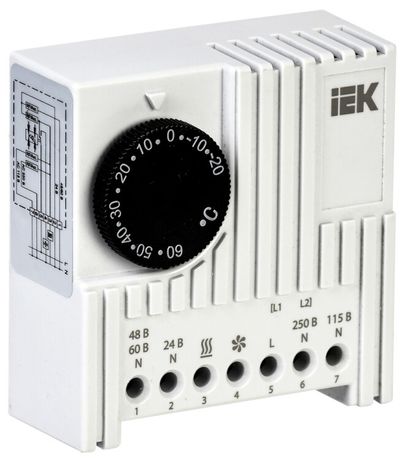 Термостат УККт от -20 до +60°C NO/NC | YTT21-00-60-NO-NC IEK