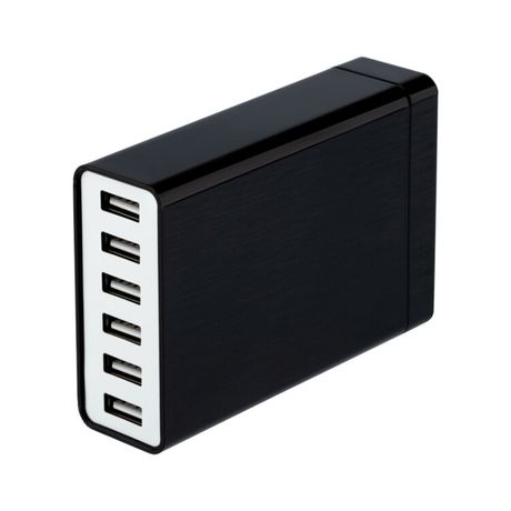 Устройство зарядное сетевое 6хUSB 1000mA черн. Rexant 16-0287 MEET