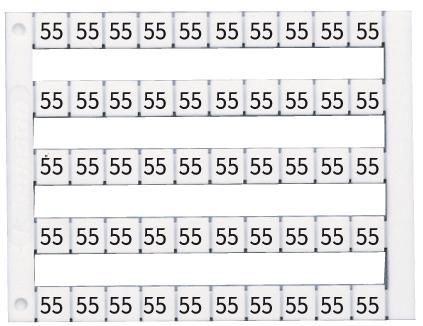 Маркировка горизонтальная DY5 (9) 1 пластина - 50шт (уп.500шт) Klemsan 505009