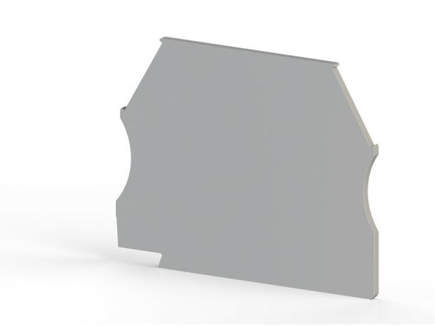 Концевой сегмент на клеммники AVK(2,5-10)/ AVK RD (2,5-4) (серый) NPP 2,5-100.0.0.4.44120 | 444120 Klemsan