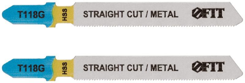Полотно пометаллу HSS фрезерованные волнистые зубья 76/51/0.7мм (Т118G) (уп.2шт) FIT 40908 РОС