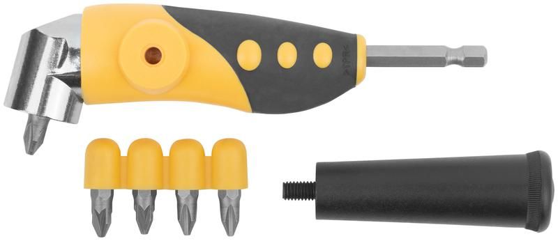 Адаптер угловой металлический прорезиненный 45 градусов - 37853 РОС