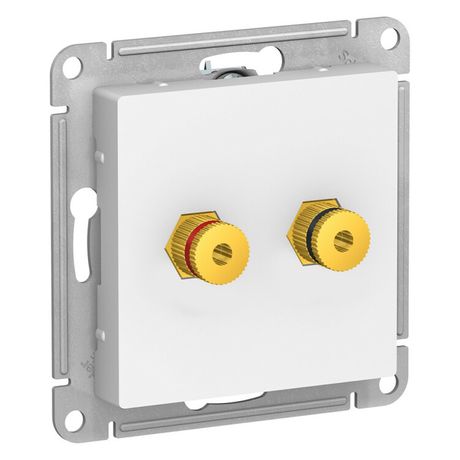 Аудиорозетка ATLASDESIGN двухместная белый - ATN000187 APC