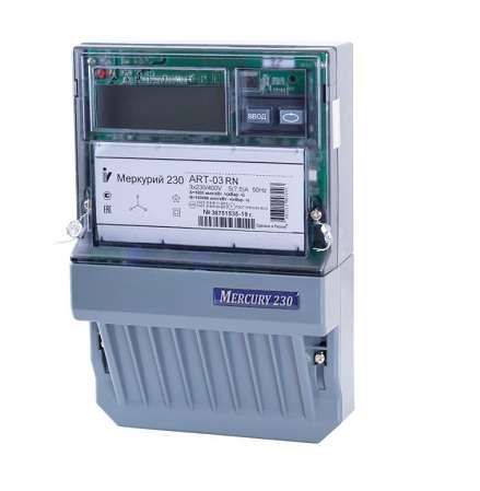 Счетчик Меркурий 230 ART-03 CN 3ф 5-7.5А класс точн. 0.5S/1.0 многотариф. CAN ЖКИ Самарск. вр. Инкотекс М0000051826