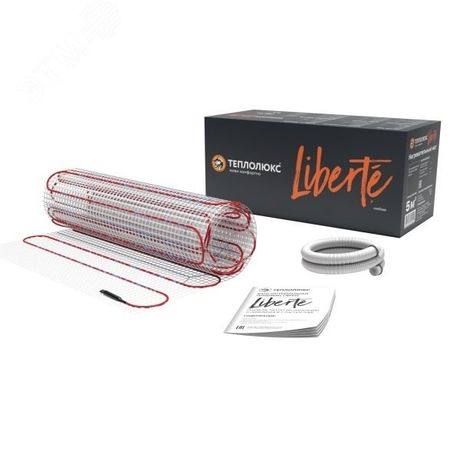 Мат нагревательный для электрического теплого пола Liberte 5 кв.м 750 Вт - 100023485200 Теплолюкс