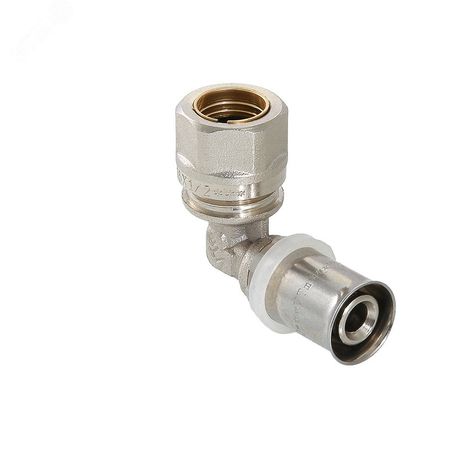 Угольник пресс 20мм с переходом на обжим 15мм - VTm.253.I.002015 VALTEC IV2532015