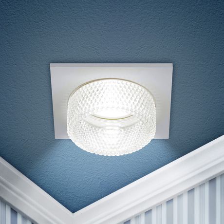 Встраиваемый светильник декоративный DK110 WH/CL MR16 GU5.3 белый прозрачный - Б0058411 ЭРА