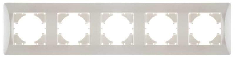 Рамка 5-местн. Ugra жемчуж. GUSI С1150-028