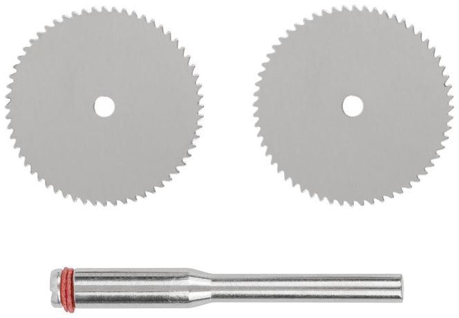 Диски отрезные HSS 2 шт и штифт диаметр 3 мм - 36933 РОС