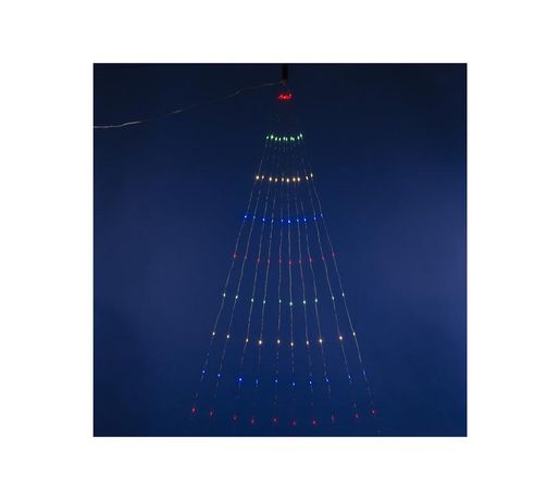 Гирлянда светодиодная Лучи росы 2м 10 нитей 200 светодиодов Разноцветный свет Провод прозрачный ULD-E0200-200/STA MULTI IP44 - UL-00007284 Uniel