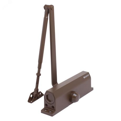 Доводчик дверной БУЛАТ ULTIMATE ДД-180 A-C (110-180 кг) коричневый, морозостойкий - 14931 ПТК