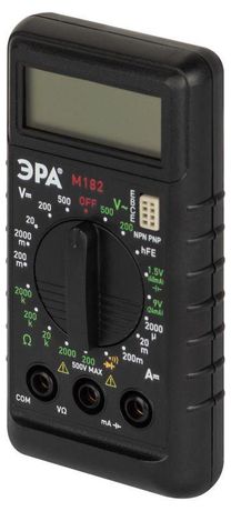 Мультиметр цифровой модель M182 | Б0055799 ЭРА