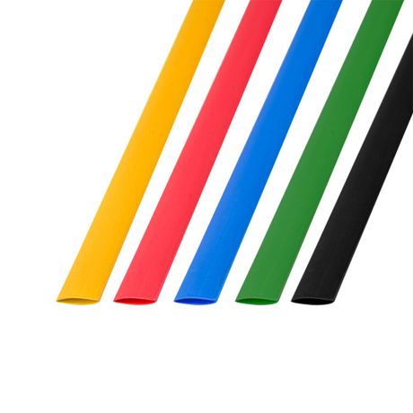 Термоусаживаемые трубки 10,0 5,0 мм, набор пять цветов, упаковка 50 шт. по 1 м, REXANT - 29-0160 MEET